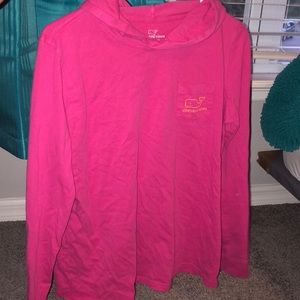 Vineyard vines hooded long sleeve shirt